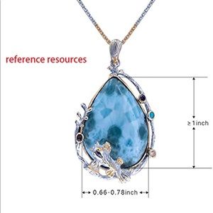 Sterling Silver Sea Life Gemstone Pendant